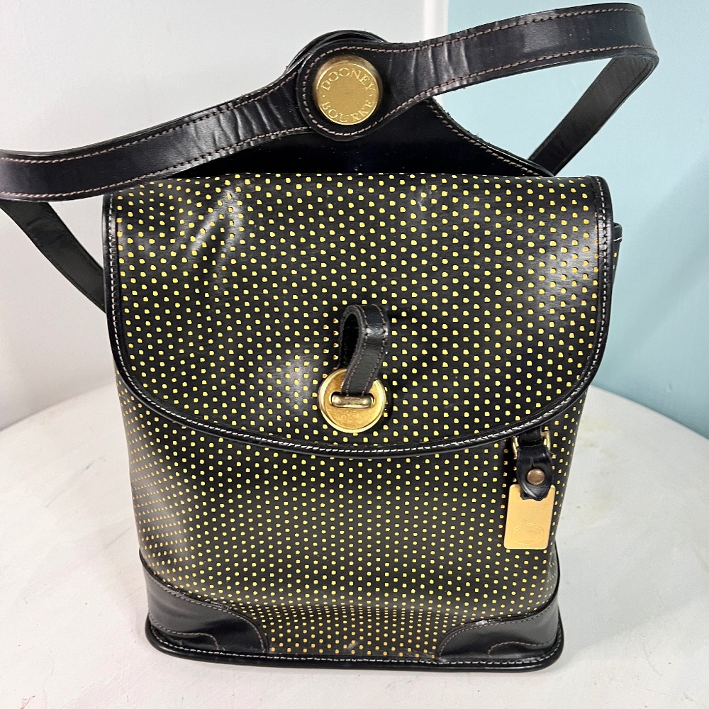 Dooney & Bourke Black leather backpack
